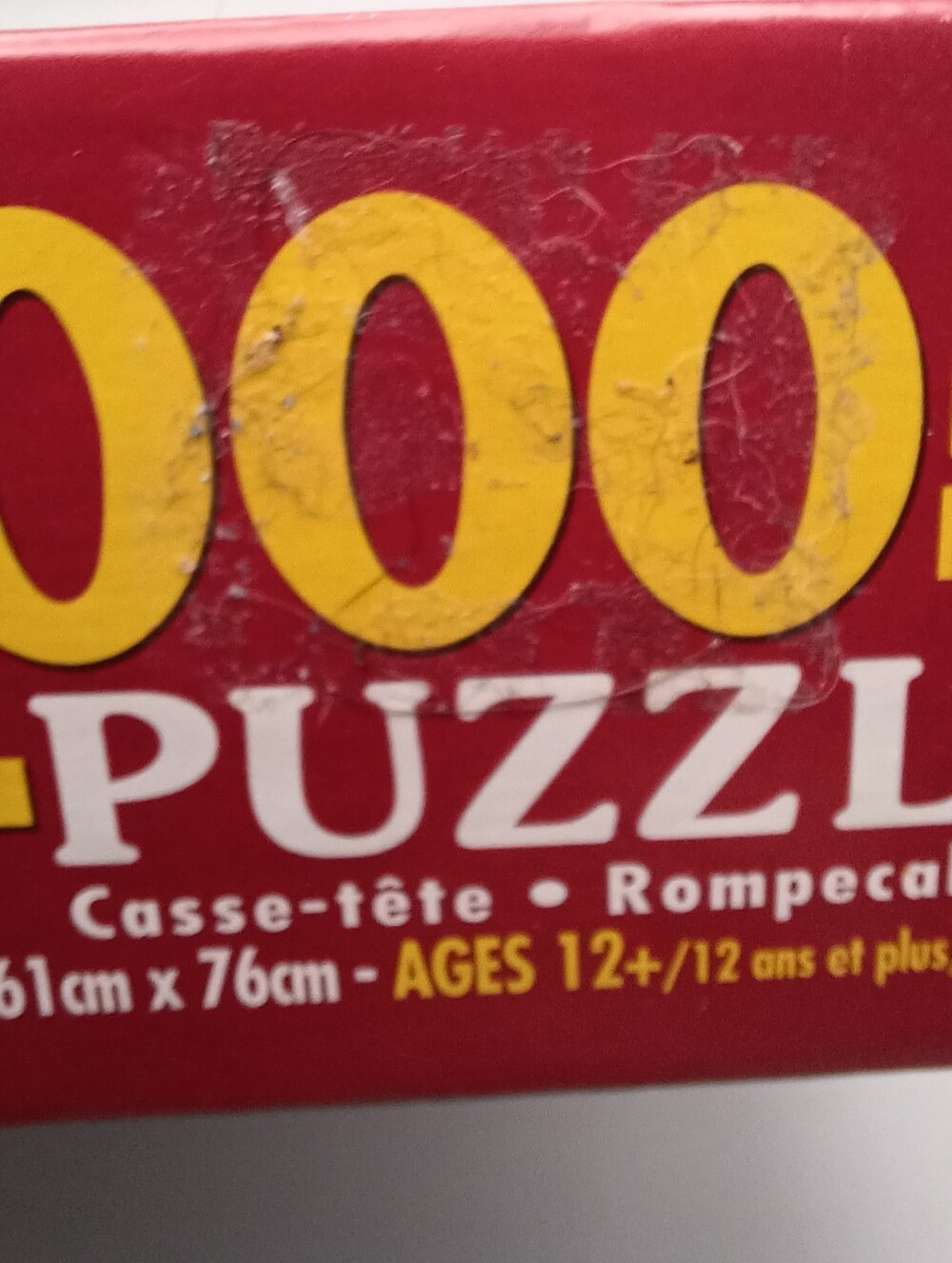 White Mountain Wine Bottles Puzzle Complete - Picture 15 of 16